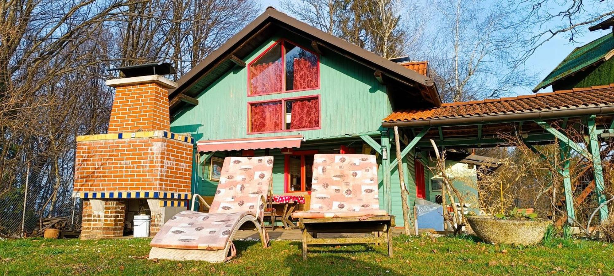 Fairytale Wooden House By Ljubljana Villa Grosuplje Luaran gambar