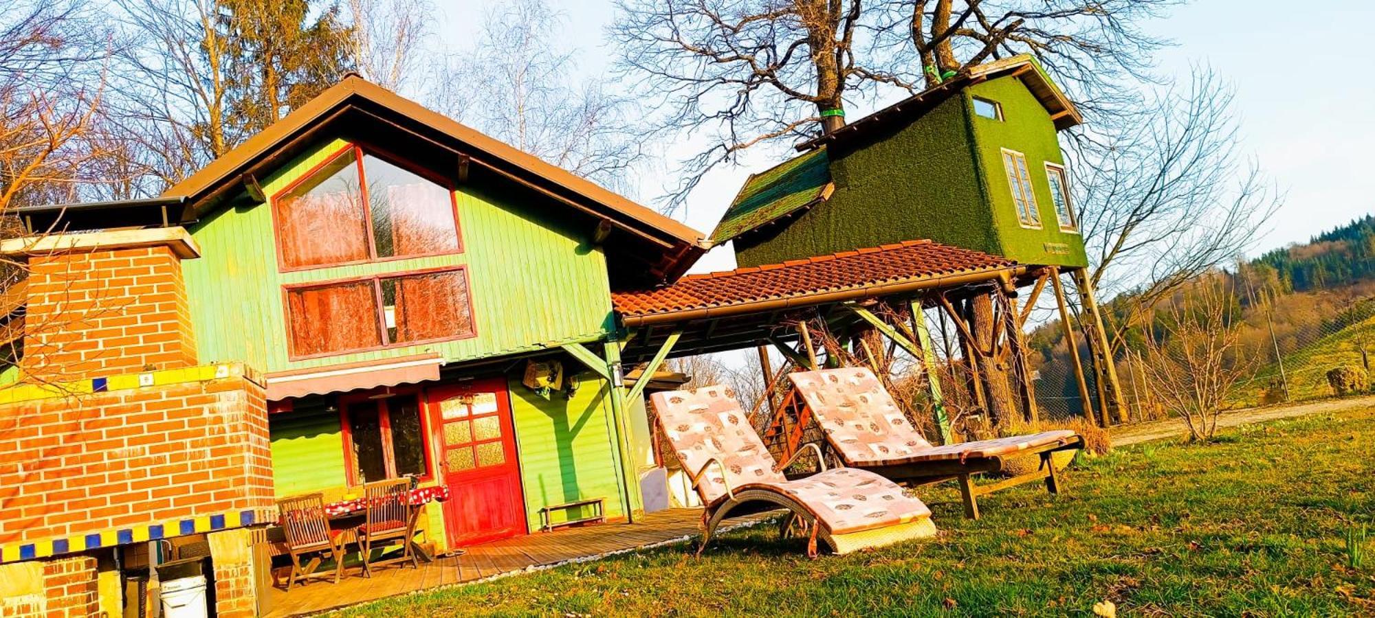 Fairytale Wooden House By Ljubljana Villa Grosuplje Luaran gambar