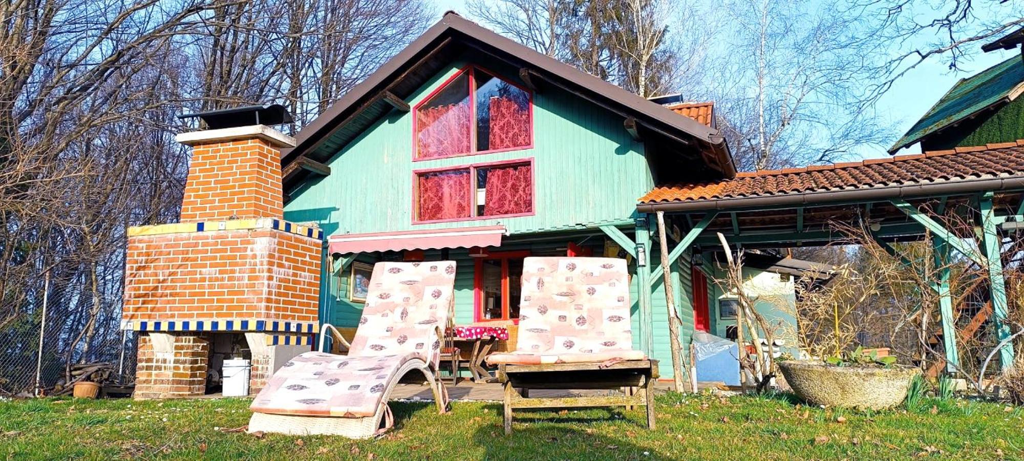 Fairytale Wooden House By Ljubljana Villa Grosuplje Luaran gambar